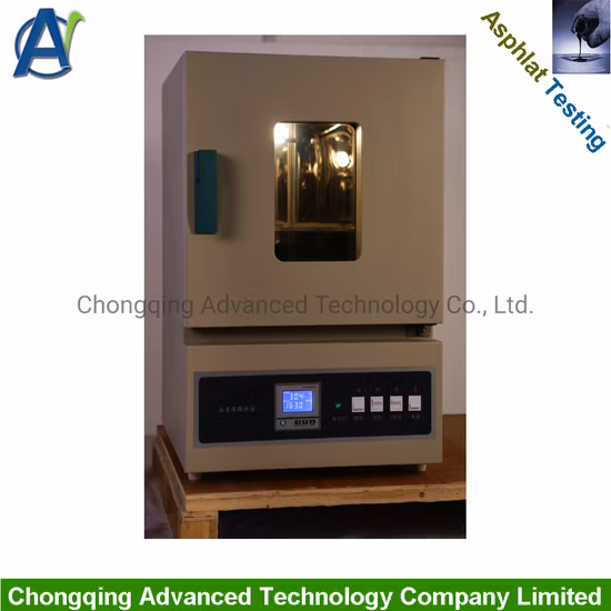 Prueba de horno de asfalto de película delgada ASTM D1754 para determinar los efectos del calor y el aire sobre el asfalto